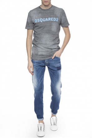 T-shirt with holes, zdjęcie 2 T-shirt with holes od Dsquared2